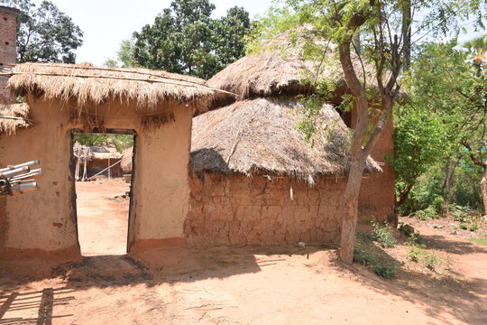 indian village house