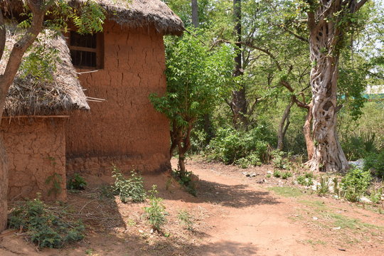 indian village house