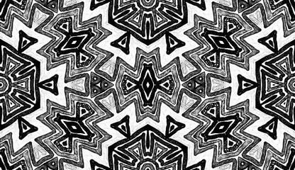 Dark black and white Geometric Watercolor. Decent 