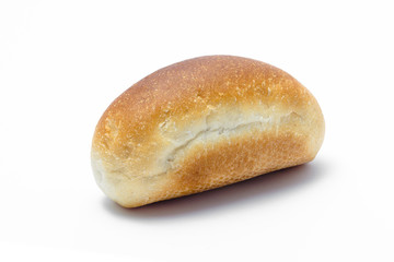baking bread in detail isolated on white background close up
