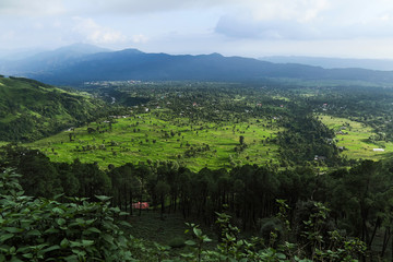 view of landscape in monsoon