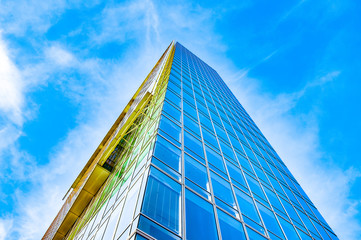 Modern skycsraper business center