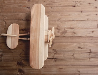old wooden Airplane