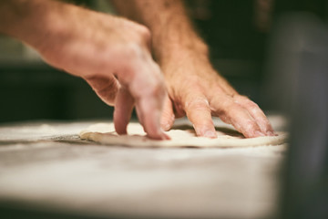 Preparazione della pizza