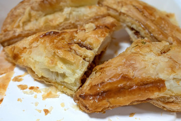 Close up of Chicken Puff Pastry