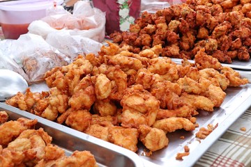 Fried chicken at street food