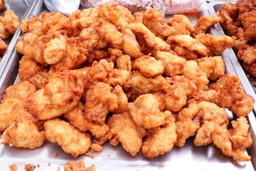 Fried chicken at street food