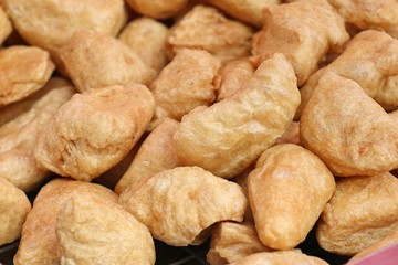 Fried meatballs at street food