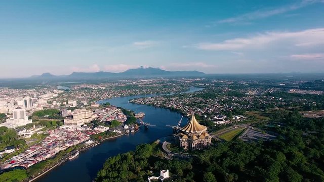 Beautiful Kuching City Sarawak Borneo