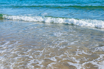 waves on the beach