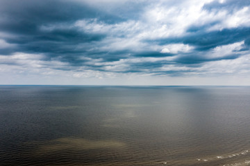 Fototapeta premium Coast of Gulf of Riga, Baltic sea.