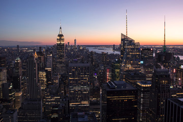 Atardecer de Nueva York