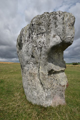 West Kennet Avenue Avebury World Heritage Site Wiltshire England