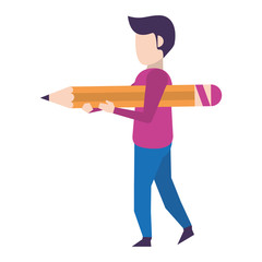 man avatar body faceless cartoon