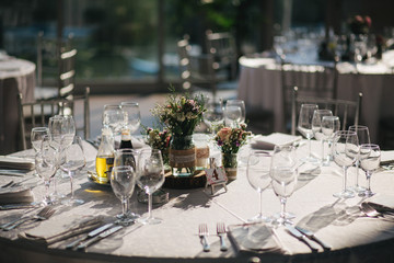 Wedding details and decorations