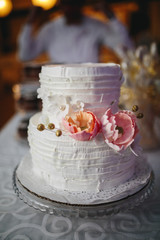 Obraz na płótnie Canvas Wedding Cake and Candies