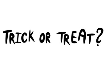 Halloween icons: thin monochrome icon set, black and white kit. Creepy and funny jack face, bat, lettering.