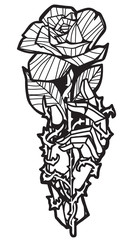 tattoo_flower in hand