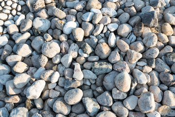Texture of river stones
