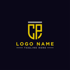 Inspiring company logo design from the initial letters of the CP logo icon. -Vector
