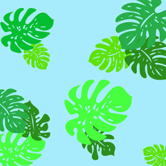 Tropical Leaves Pattern