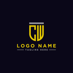 Inspiring company logo designs from the initial letters of the CW logo icon. -Vector