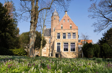 Fototapeta na wymiar Historic building in Franeker
