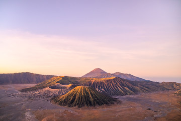 Mount Bromo volcano, in East Java, Indonesia.