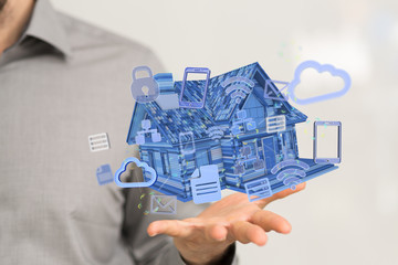 Smart home: Smarthome house automation icon