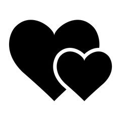 Heart. Symbol of love, romance, relationships. Flat illustration. Decorative item for design, cards or scrapbooking.