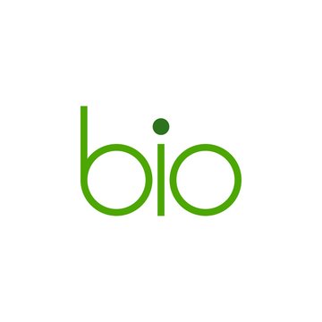 Bio logo icon sign emblem template Royalty Free Vector Image