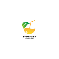 Orange Juice Logo Design Inspiration