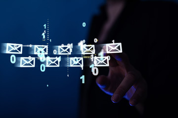 Mail Communication Connection message to mailing