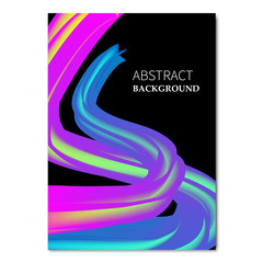 Abstract background. Liquid color  geometric shapes. Fluid gradient elements for minimal banner, logo, social, presentation, flyer, brochure,  template. Creative design. Vector illustration.