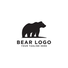 Logo icon design Bear logo vector template. - Vector