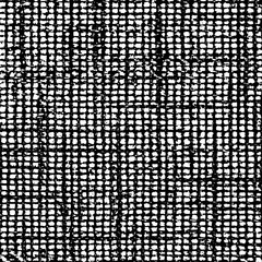 Textile texture of rough silvery color fabric with a blank space for abstract backgrounds and for wallpaper. The structure black and white lines, dots