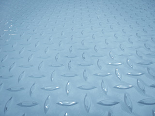 Perforated stainless metal sheet for pattern background.