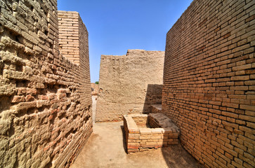 Mohenjo-daro -  an archaeological site in the province of Sindh, Pakistan