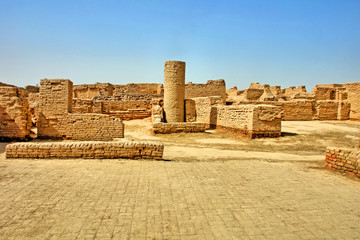 Mohenjo-daro -  an archaeological site in the province of Sindh, Pakistan - obrazy, fototapety, plakaty