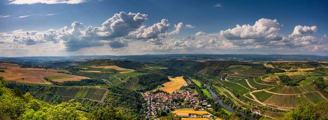 Blick ins Nahetal bei Oberhausen