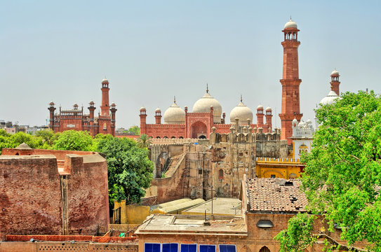 The Lahore Fort  -  a citadel in the city of Lahore, Punjab, Pakistan.