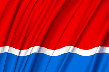 Amur waving flag illustration.