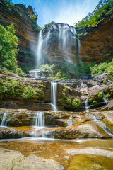 beautiful waterfalls, wentworth falls, blue mountains, australia 33