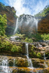 beautiful waterfalls, wentworth falls, blue mountains, australia 40