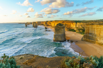twelve apostles at sunset,great ocean road at port campbell, australia 58