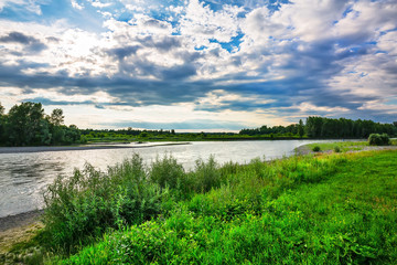 The River Katun. Altai Republic, South Siberia, Russia