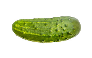Cucumber isolated on white.