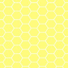 Seamless honeycomb hexagon pattern.