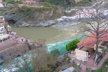 Devprayag/India-19.04.2019:The city and place where Ganga comes