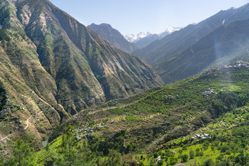 Fototapeta premium The view around bharmour village
